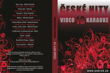 Náhled zboží České hity 19. (Karaoke DVD) - Video Karaoke